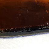 Amber glass jar