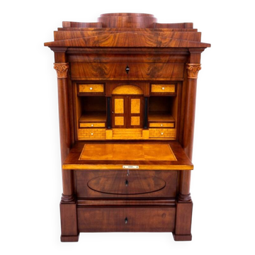Secrétaire Biedermeier, Europe de l'Ouest, vers 1840.