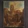 Antique Spanish landscape painting from the 18th century