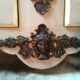 Curved chest of drawers 6 drawers of style xviiith patinated mole