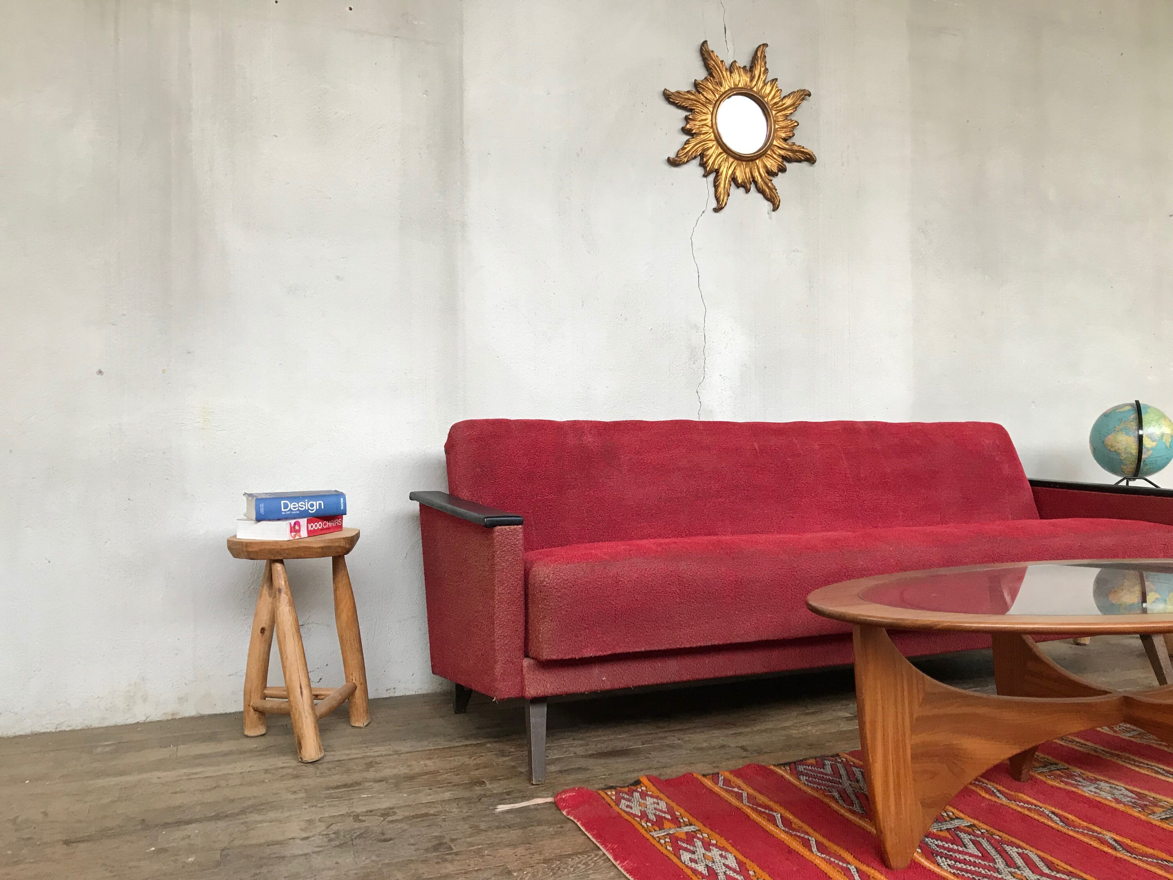 Vintage sofa says daybed from 1950s 1960s design