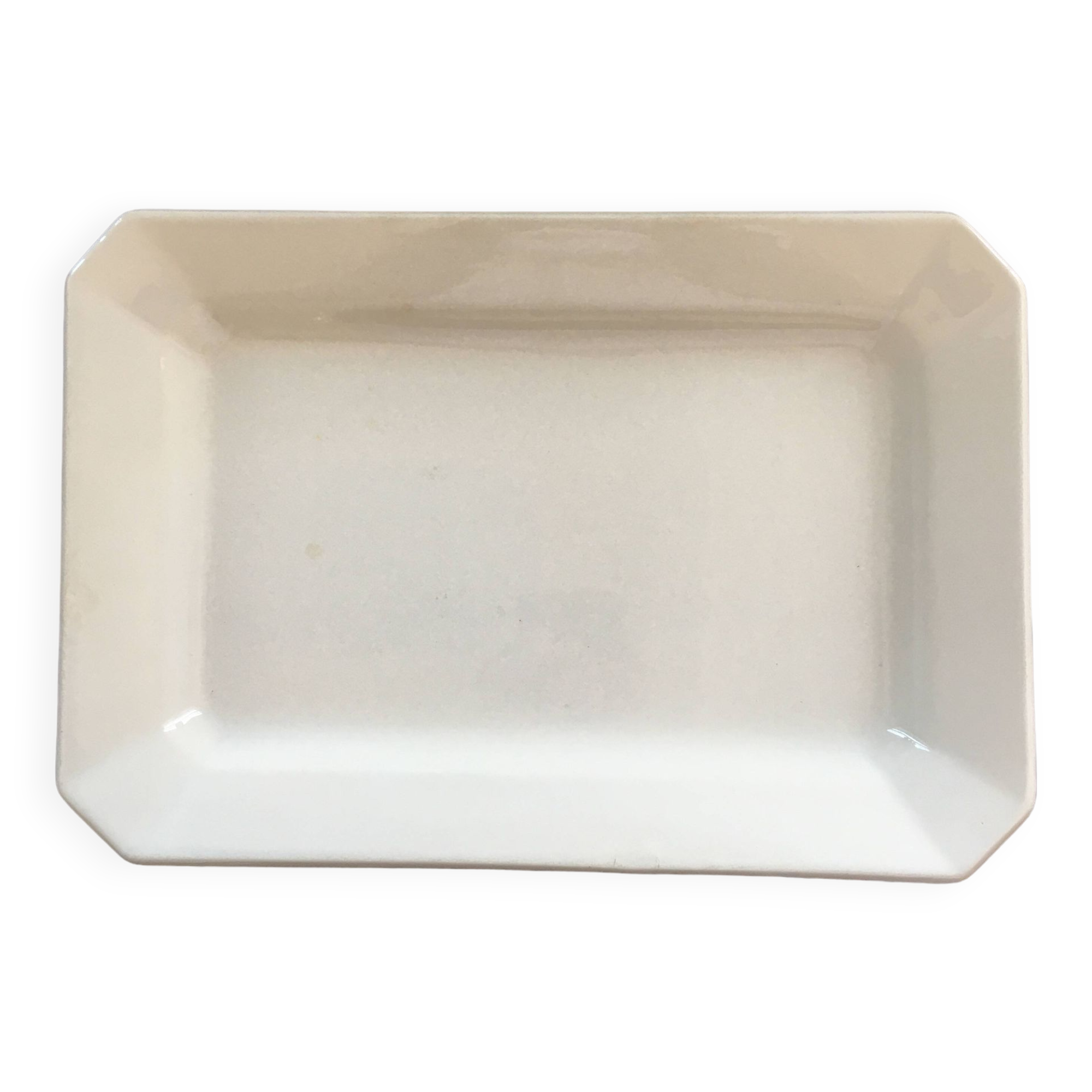 Large classic white dish