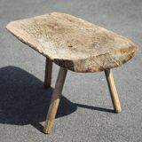 Brutalist tripod coffee table