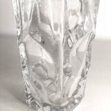 Crystal vase from Vannes, 1950s, height 21 cm.