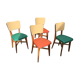 50s colored chairs