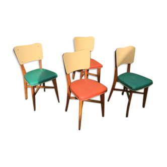 50s colored chairs
