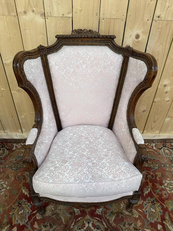 Fauteuil, bergère de style Louis XVI - Napoléon III
