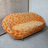 Vintage Bretz oval sofa