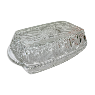 Vintage glass butter maker made in france reims