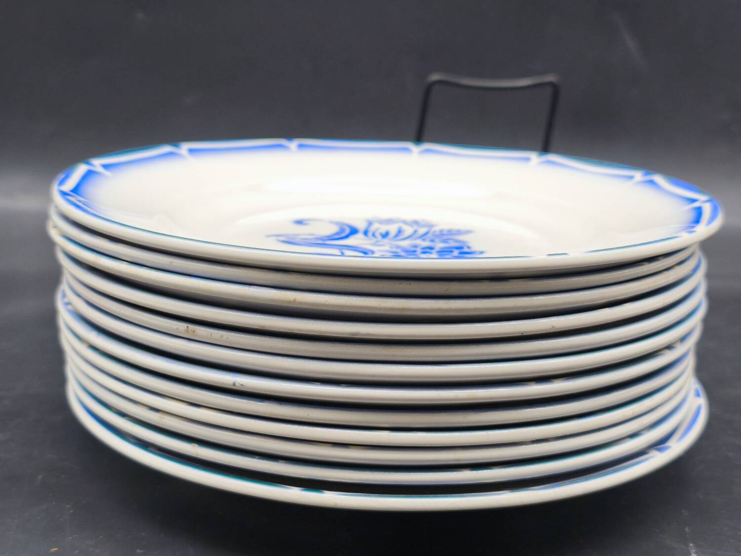 12 Canebière dinner plates