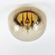 Large mushroom shape flush mount/ceiling light from limburg, germany, 1970s