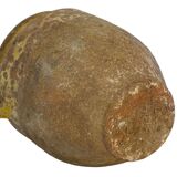 Pot à confit ancien français à glaçure jaune