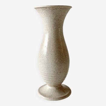Vase vintage en céramique blanc cassé - Modèle 985 32 - West-Germany