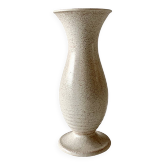 Vase vintage en céramique blanc cassé - Modèle 985 32 - West-Germany