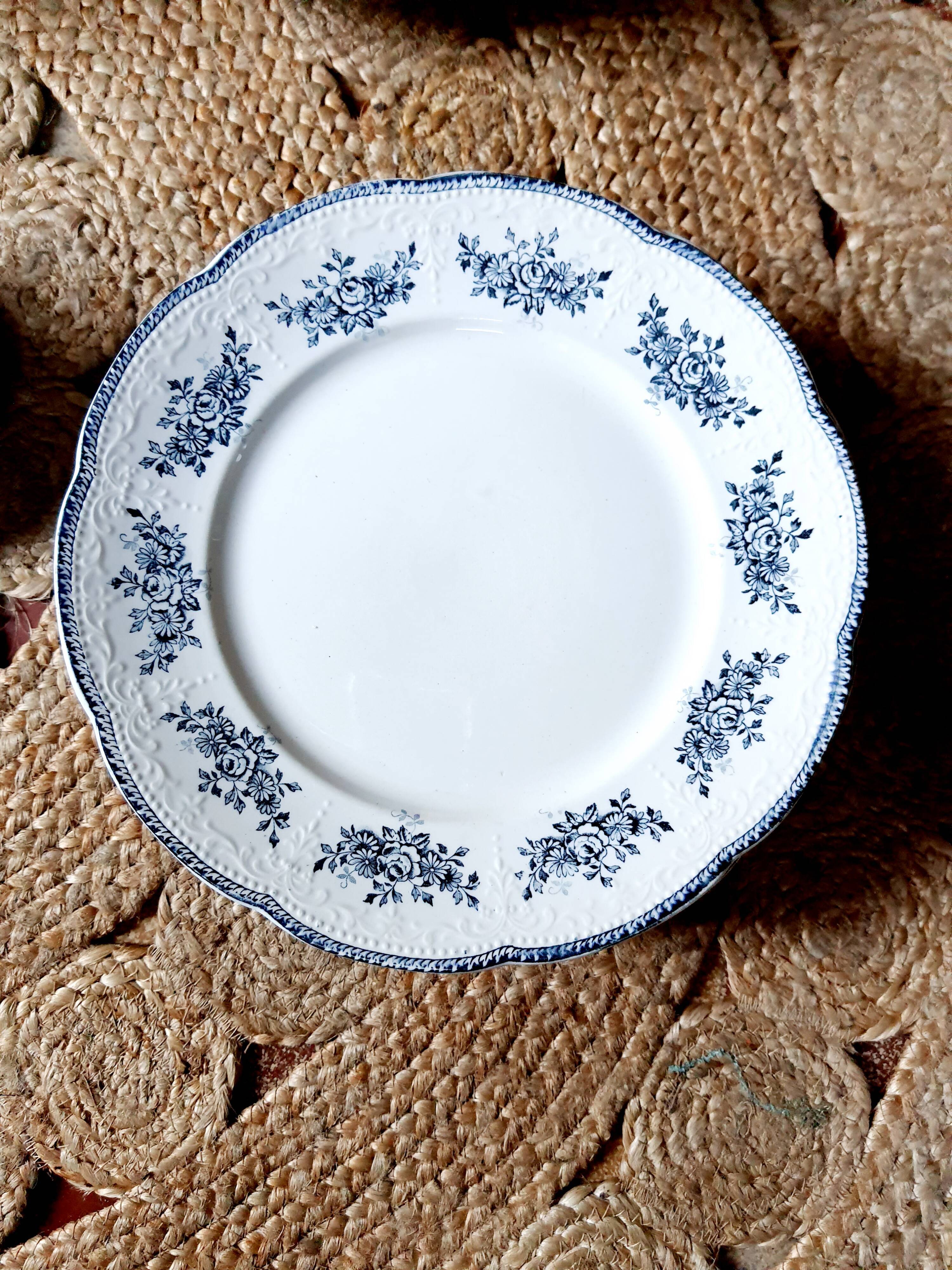 Lot 10 Flat plates Badonviller Richelieu model