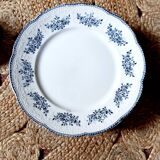 Lot 10 assiettes plates Badonviller modèle Richelieu