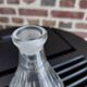 Old glass carafe
