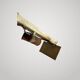 Large Rectangular Wall Light LUNEL ARLUS Vintage 50's 60's