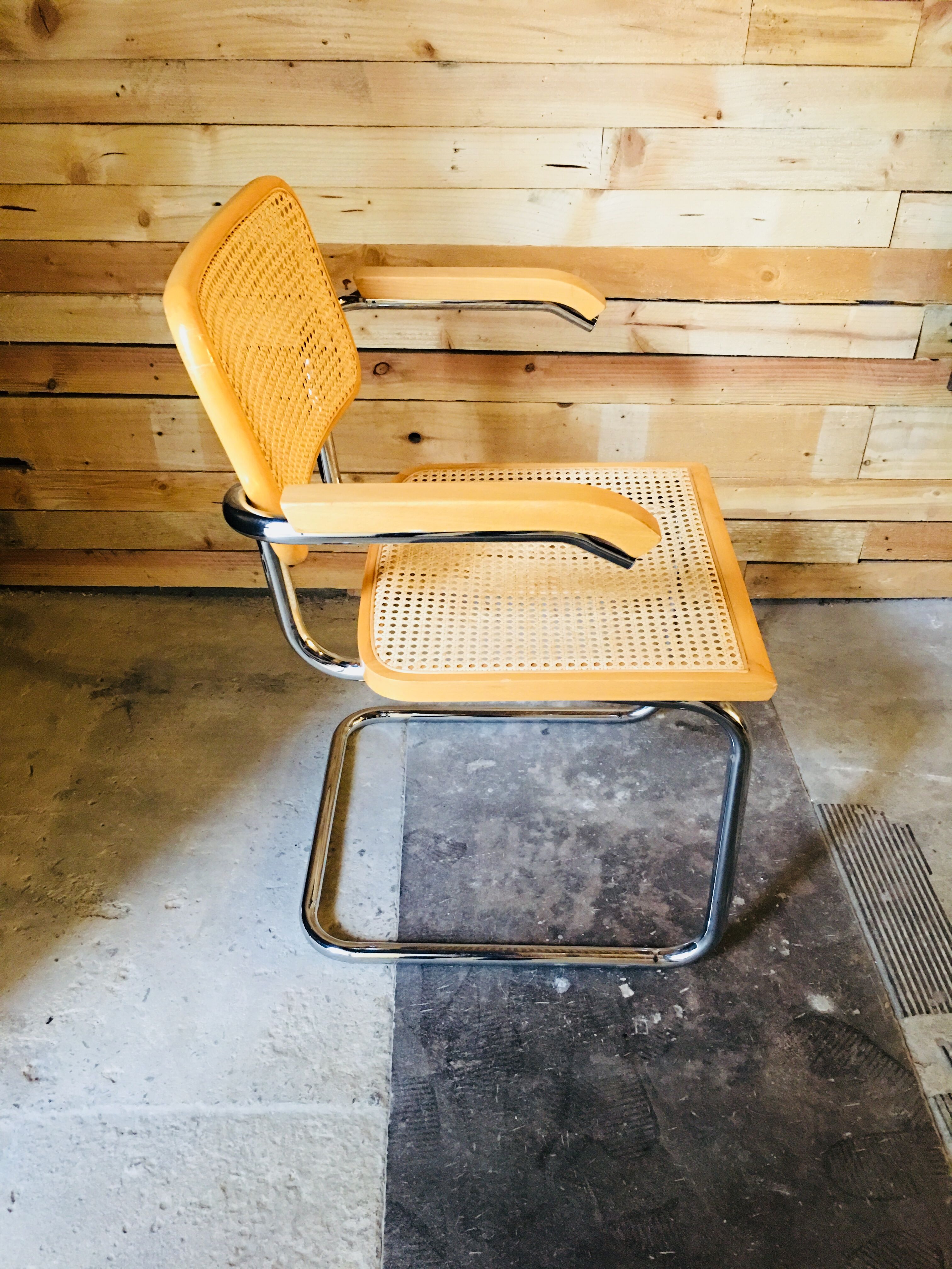 9 chairs model B64 design by Marcel Breuer