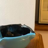 Cendrier bicolore en céramique