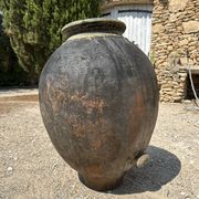 18th-century ancient terracotta wine jar