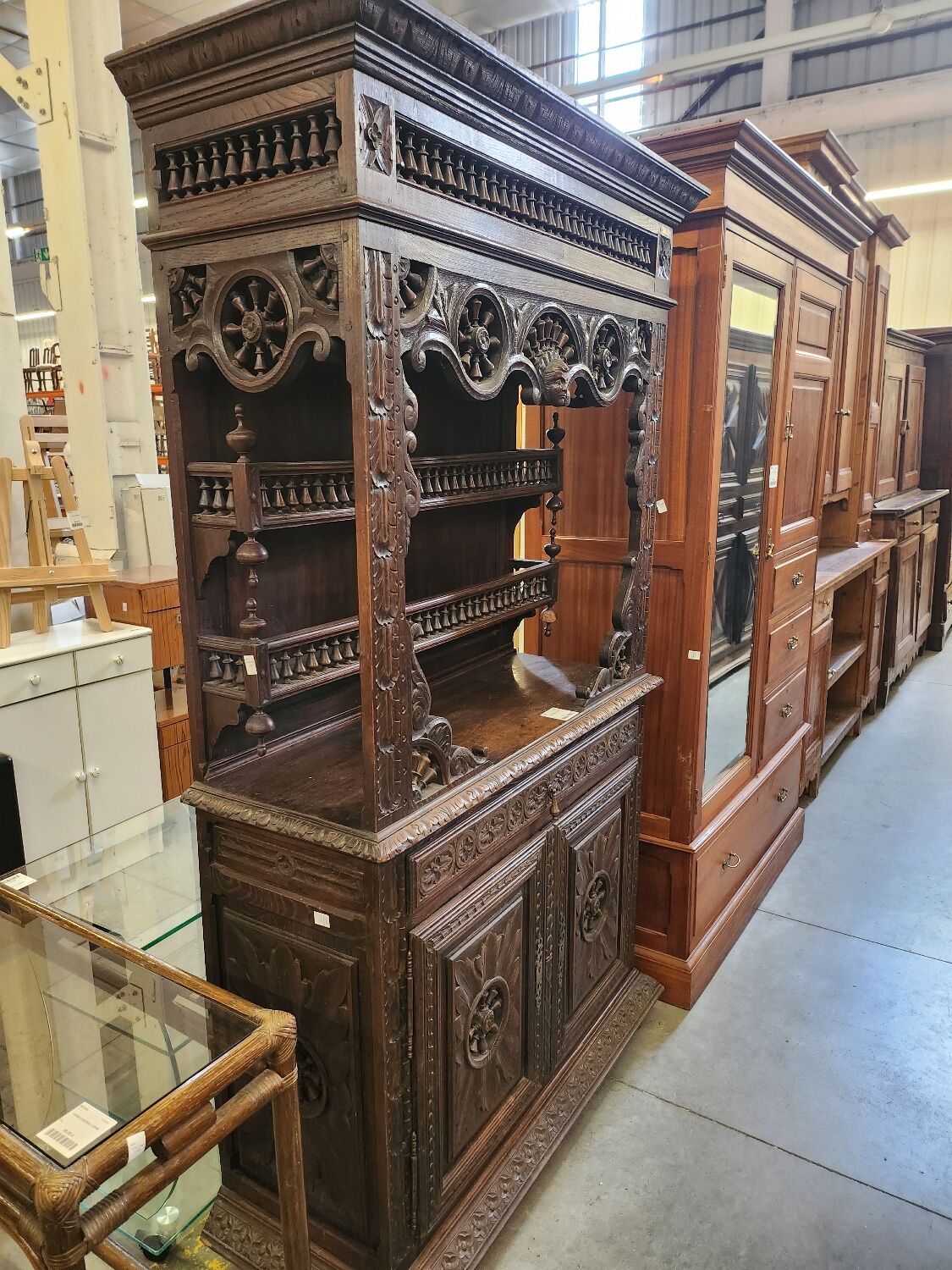 Buffet breton en chêne