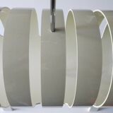 Opal Möbel white lacquered plywood magazine rack, 1960s