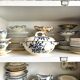 Lunéville blue ironstone tureen, "Azaléa" service