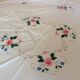 Antique tablecloth embroidery and lace