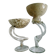 2 blown glass cups
