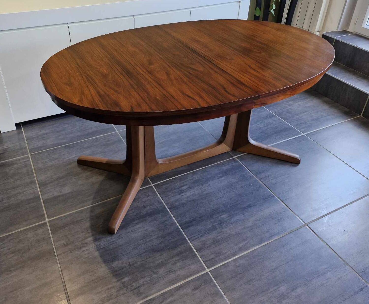 Vintage extendable table Baumann 1970s