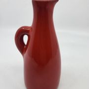 Robert Picault bottle in red ceramic, Vallauris, France, vintage 1950.