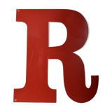 Industrial letter "R" red
