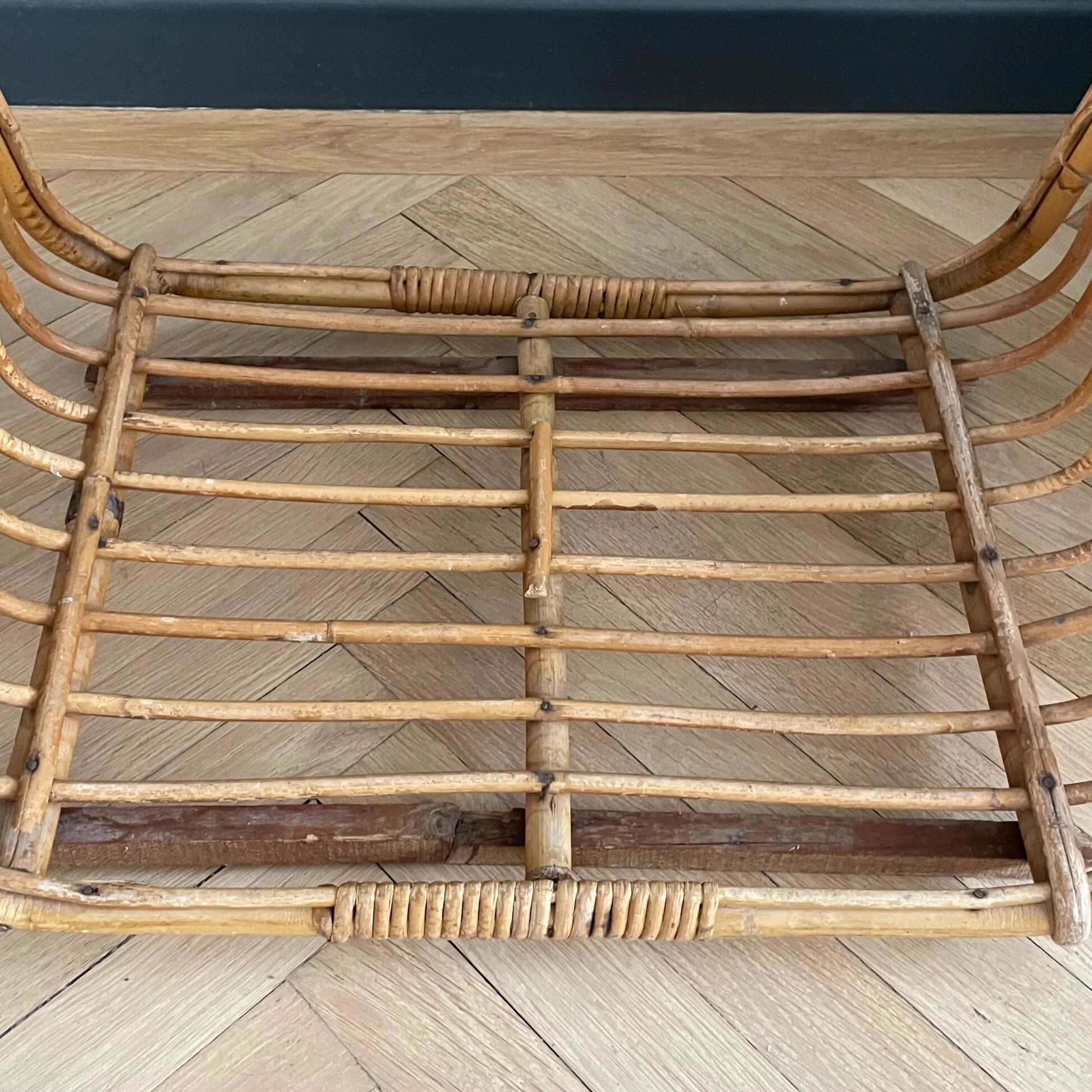 Porte bûches en bambou