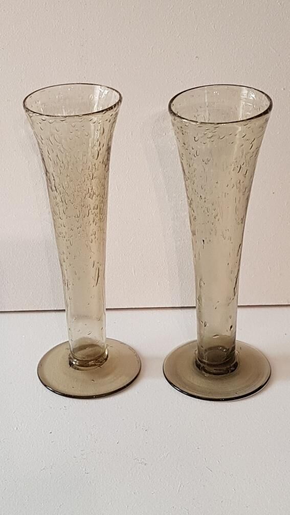 6 allain Guillot champagne flutes