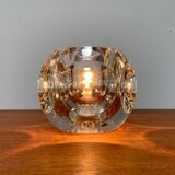 Vintage German glass table lamp by Peill & Putzler.