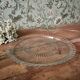 Large round daisy pie dish