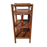 Rattan shelf