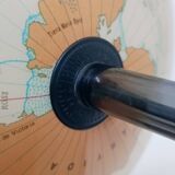 Illuminated terrestrial globe in plexiglass by Nova Rico Florence 1969