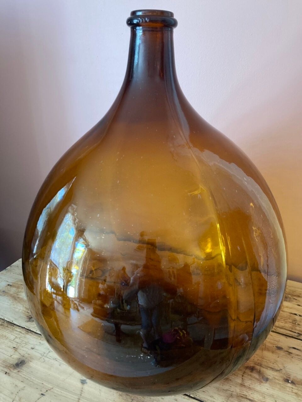 Demijohn 25 L amber