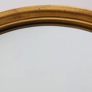 Miroir mural en arc doré par Deknudt, Belgique, 20e siècle