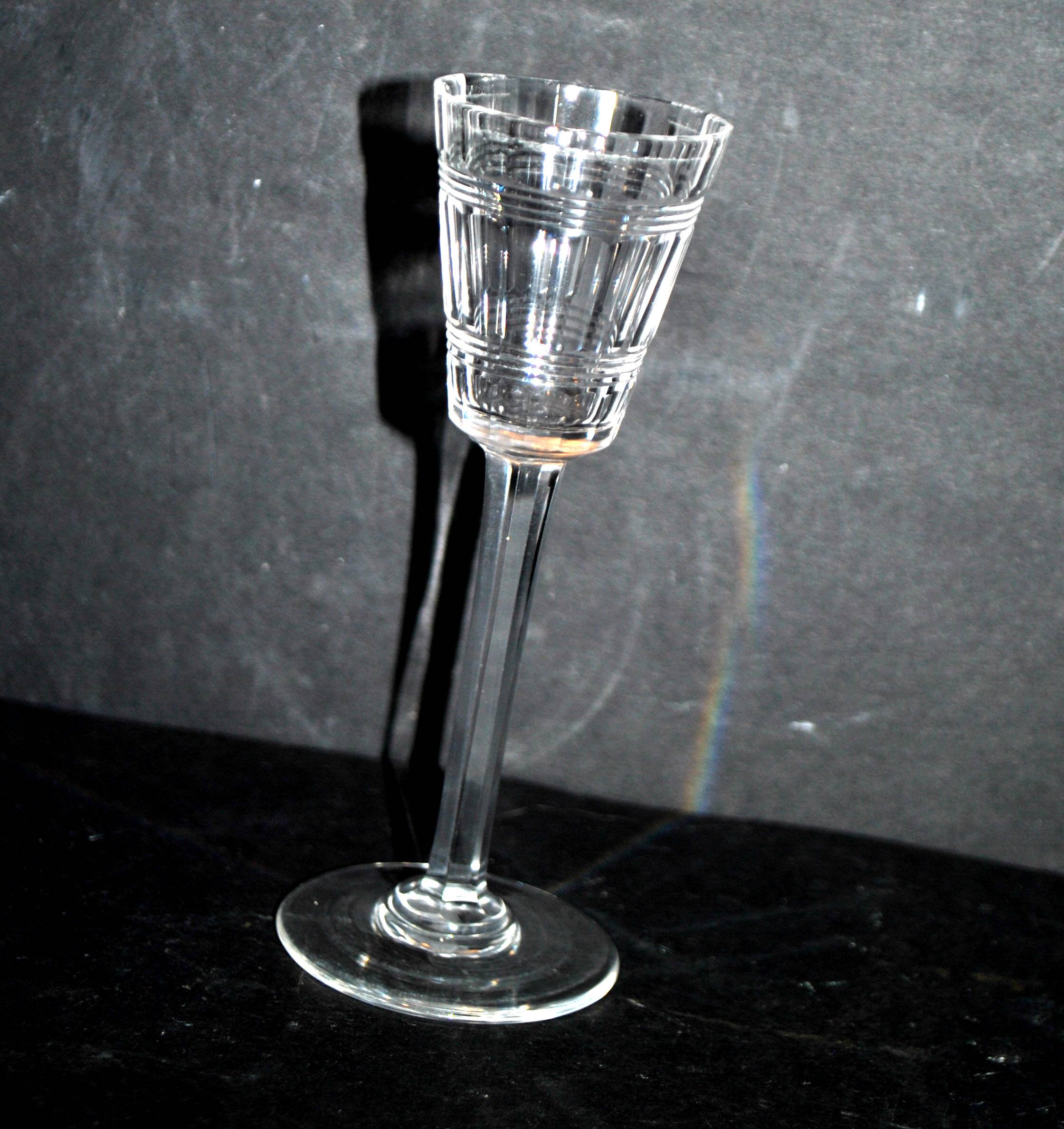 Baccarat 1900 crystal liqueur glass, chicago model, size 8557