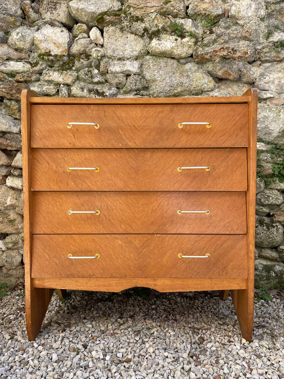 Scandinavian wooden chest of drawers