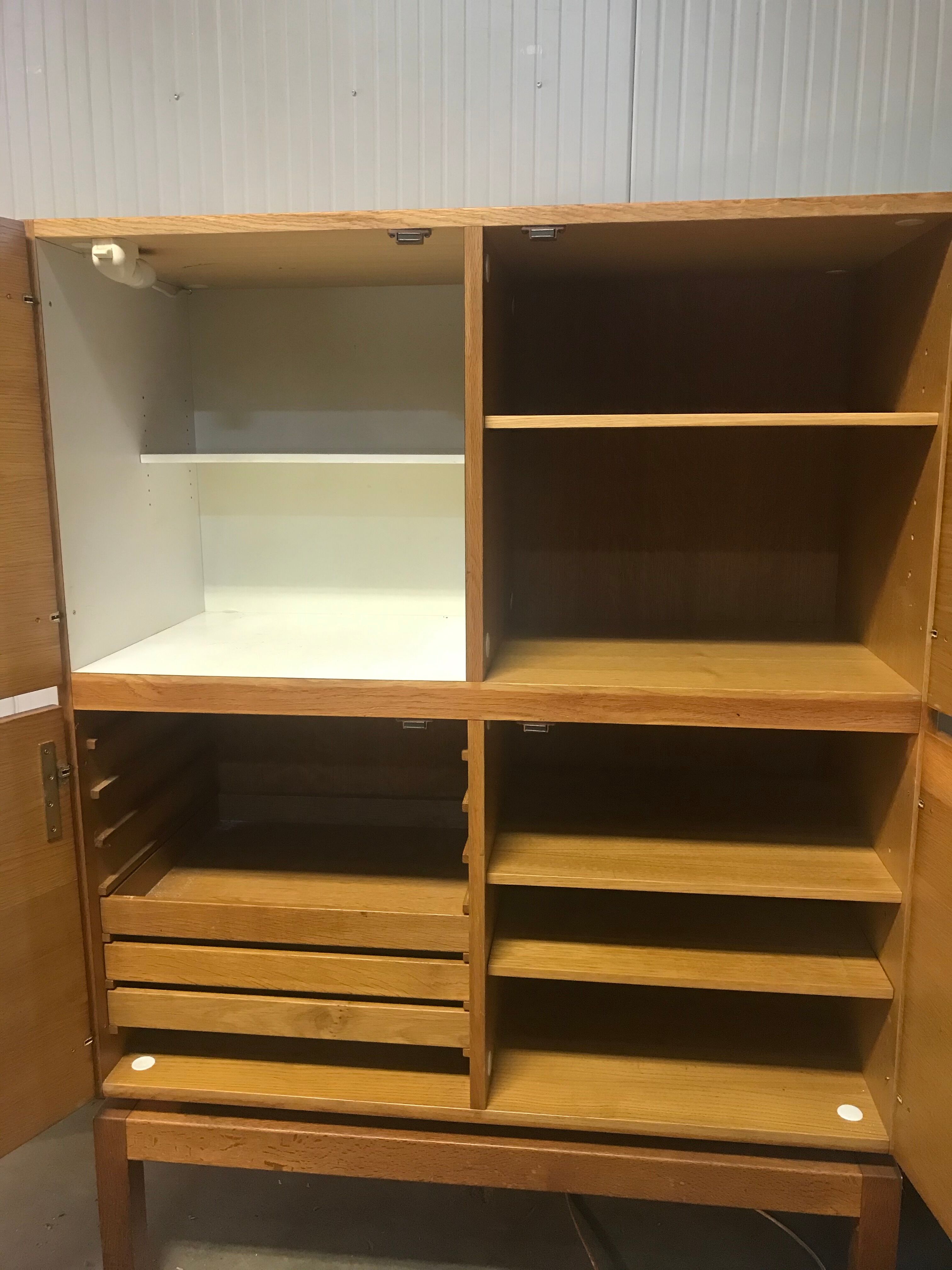 Vintage wardrobe / bar furniture / buffet brutalism