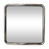 Mirror in chrome tubular steel, from the 70s and 80s 56x56cm