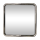 Mirror in chrome tubular steel, from the 70s and 80s 56x56cm