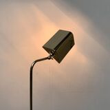 Vintage Hollywood Regency floor lamp in German brass by Florian Schulz.