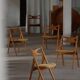Set of 6 Danish dining chairs CH29 by Hans J. Wegner for Carl Hansen & Søn, 1951
