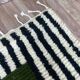 Pure wool rug with colourful patterns, size 1.5/2.6 m.