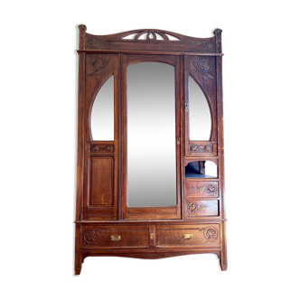 Wardrobe, linen, art nouveau/art deco wardrobe